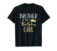 Anniversaire de famille assorti Brother of the Birthday Girl T-Shirt