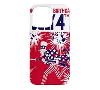 Anniversaire de l'oncle Sam Le 4 Juillet Coque pour iPhone 15 Pro Max