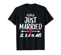 Anniversaire De Mariage 10 Ans - Noces d’étain T-Shirt, Homme, Noir, 3XL