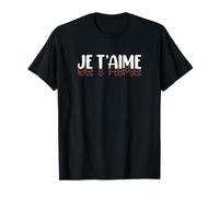 Anniversaire de Mariage Épouse Un Proche Cadeau Je T'aime T-Shirt