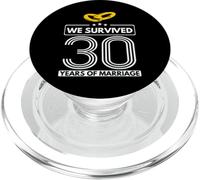 Anniversaire de Mariage - Nous Avons survécu à 30 Ans de Mariage PopSockets PopGrip pour MagSafe