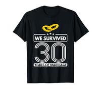 Anniversaire de Mariage - Nous Avons survécu à 30 Ans de Mariage T-Shirt