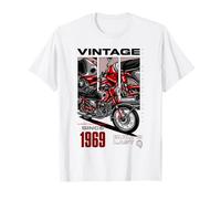 Anniversaire de moto de motards vintage né en 1969 T-Shirt