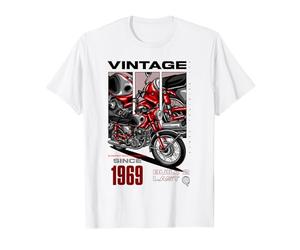 Anniversaire de moto de motards vintage né en 1969 T-Shirt
