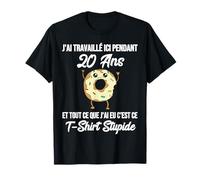 Anniversaire de Travail de 20 Ans 20ème Citation Drôle T-Shirt