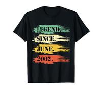 Anniversaire Design légendaire Depuis Juin 2002 rétro T-Shirt