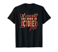 Anniversaire d'octobre, Les légendes Naissent en Octobre T-Shirt