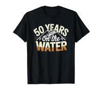 Anniversaire du Pêcheur Étape Pêche pour 50 Ans T-Shirt