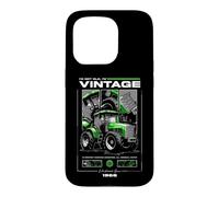 Anniversaire d'un Agriculteur de tracteurs Vintage né en Coque pour iPhone 15 Pro