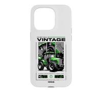 Anniversaire d'un Agriculteur de tracteurs Vintage né en Coque pour iPhone 15 Pro