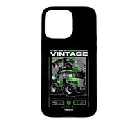 Anniversaire d'un Agriculteur de tracteurs Vintage né en Coque pour iPhone 15 Pro Max