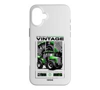 Anniversaire d'un Agriculteur de tracteurs Vintage né en Coque pour iPhone 16 Plus