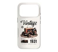 Anniversaire d'un Agriculteur de tracteurs Vintage né en Coque pour iPhone 17 Pro