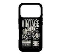 Anniversaire d'un Agriculteur de tracteurs Vintage né en Coque pour iPhone 17 Pro