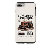 Anniversaire d'un Agriculteur de tracteurs Vintage né en Coque pour iPhone 7 Plus/8 Plus