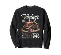 Anniversaire d'un Agriculteur de tracteurs Vintage né en Sweatshirt