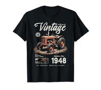 Anniversaire d'un Agriculteur de tracteurs Vintage né en T-Shirt