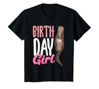 Anniversaire Fille Adorable Loutre Anniversaire T-Shirt