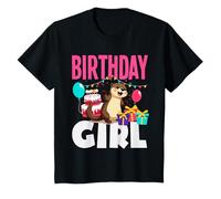 Anniversaire Fille Adorable Loutre Anniversaire T-Shirt