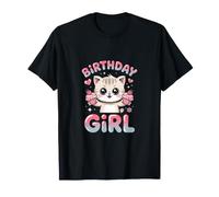 Anniversaire Fille Chat Chaton Cupcake Party Toddler Kids T-Shirt