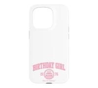 Anniversaire Fille gâteau fête née en 1976 Coque pour iPhone 15 Pro