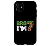 Anniversaire : garçon, 7e Anniversaire, J'Ai 7 Ans, Gamer Pixel Number Coque pour iPhone 11