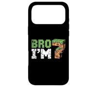 Anniversaire : garçon, 7e Anniversaire, J'Ai 7 Ans, Gamer Pixel Number Coque pour iPhone 17 Pro Max