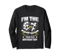 Anniversaire Garçon I Was 6 Now I'm 7 Six Seven Soccer 67 Meme Manche Longue