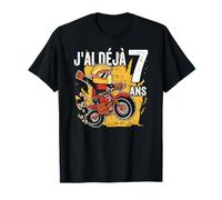 Anniversaire J'ai déjà 7 ans motocross moto pour nungs T-Shirt