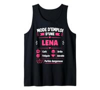 Anniversaire Lena Blague Mode d'emploi Humour prénom Lena Débardeur