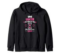 Anniversaire Lucie ne vieillit Pas Humour prénom Lucie Sweat à Capuche