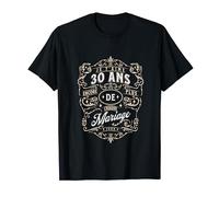 Anniversaire Mariage Noces de Perle Romantique Je t'aime T-Shirt