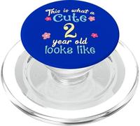 Anniversaire pour enfants « This Is What A Cute 2 Two Year Old Looks Like » PopSockets PopGrip pour MagSafe