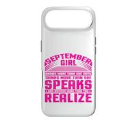 Anniversaire September Girl Knows More Fun Girls Birthday Coque pour iPhone Air