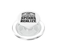 Anniversaire September Girl Knows More Fun Girls Birthday PopSockets PopGrip pour MagSafe