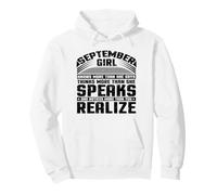 Anniversaire September Girl Knows More Fun Girls Birthday Sweat à Capuche