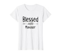 Anniversaire Spirituel du bienheureux Directeur de la Religion chrétienne T-Shirt Graphique avec Valeur, Femme, Blanc, XL