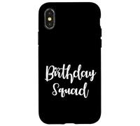 Anniversaire Squad Party Crew Celebration Matching Group Fun Coque pour iPhone X/XS