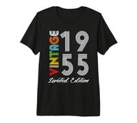 Anniversaire Vintage 1955 Limited Edition Retro Vintage T-Shirt Haut de Gamme