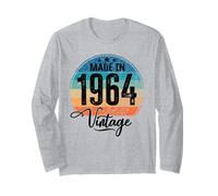 Anniversaire Vintage Année de Naissance 1964 Anniversaire Manche Longue