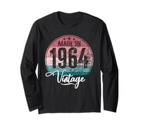 Anniversaire Vintage Année de Naissance 1964 Anniversaire Manche Longue