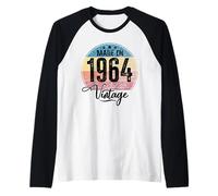 Anniversaire Vintage Année de Naissance 1964 Anniversaire Manche Raglan