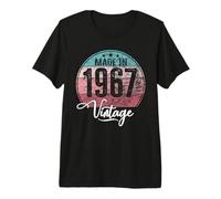 Anniversaire Vintage Année de Naissance 1967 Anniversaire T-Shirt Haut de Gamme