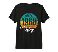 Anniversaire Vintage Année de Naissance 1968 Anniversaire T-Shirt Haut de Gamme