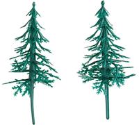 Anniversary House - Décoration de gâteau, sapin pack de 2 SG27054 (taille unique) (Vert)