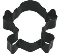Anniversary House - Emporte-pièce pour biscuits, tête de mort SG26733 (Taille unique) (Noir)