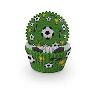 Anniversary House J143 Lot de 75 caissettes à cupcakes en papier sulfurisé résistant pour anniversaire, football, football, football