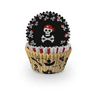 Anniversary House Lot de 75 caissettes à cupcakes en papier sulfurisé Motif pirate J175