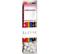 Anniversary House - Pack de 12 bougies - Cire SG34972 (Taille unique) (Coloré)