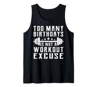 Anniverss are No Workout Excuse Gym Motivation Débardeur
